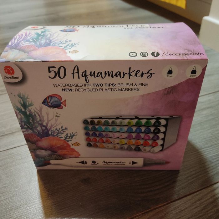 Boîte de 50 Aquamarkers