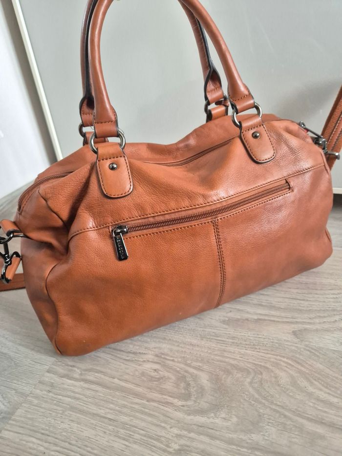 Sac à main en cuir sauvage Hexagona - photo numéro 6