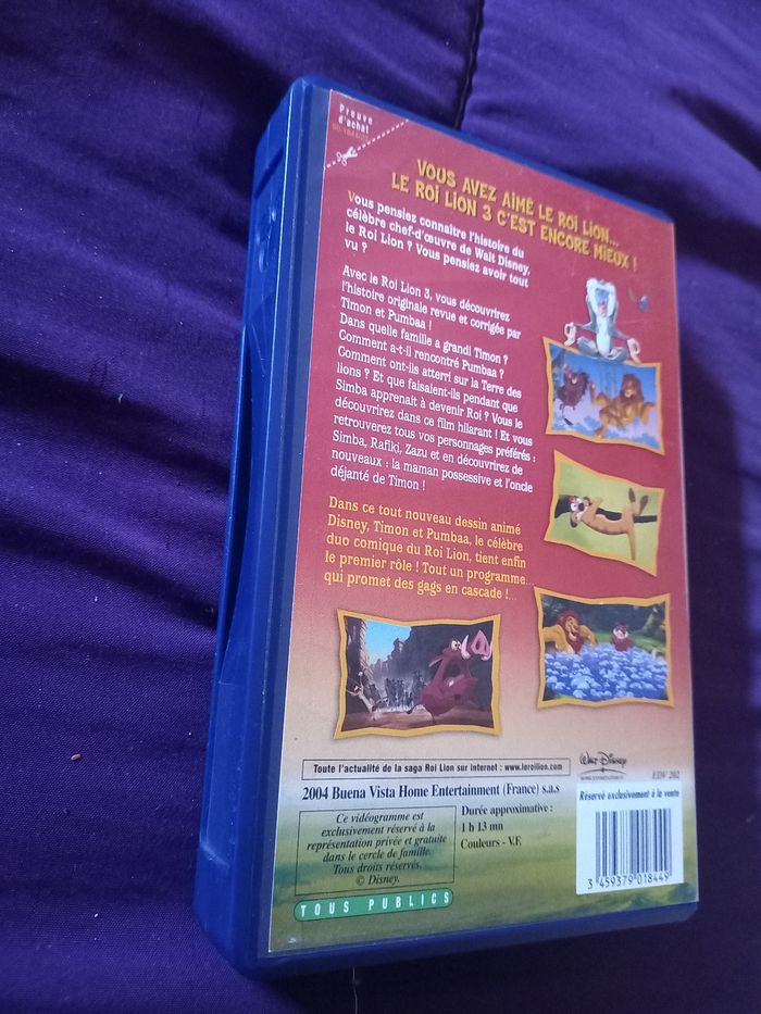VHS Disney Le roi lion 3 - photo numéro 4