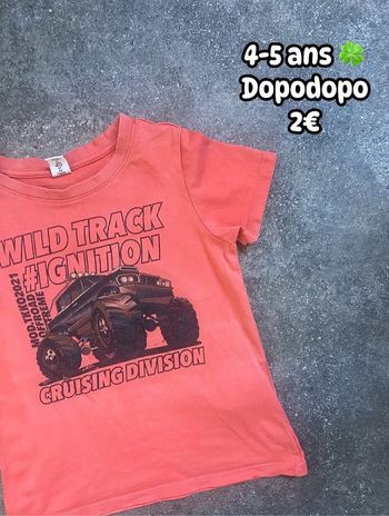 T-shirt 🍀 4-5 ans 🍀 DopoDopo