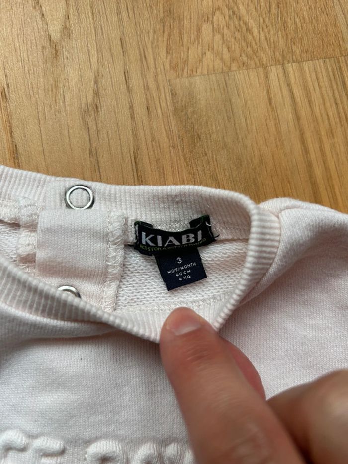 Sweat « nice day » kiabi bébé fille - photo numéro 3