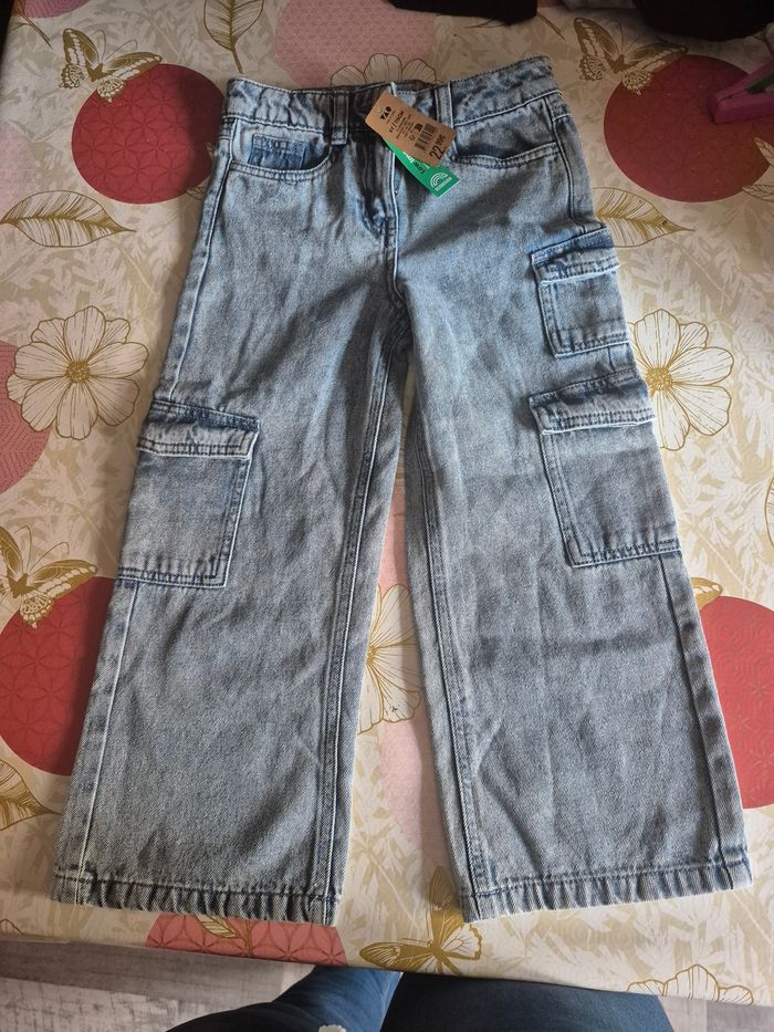 Jeans cargo fille - photo numéro 2