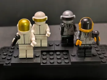 Mini figurine Daft Punk type lego