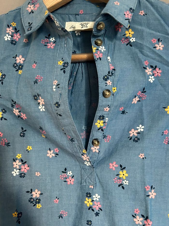 Robe effet jean légère 7-8 ans - photo numéro 3