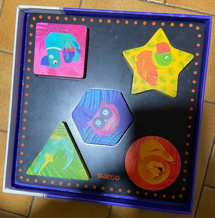 Jeu de puzzle bebe djeco - photo numéro 2