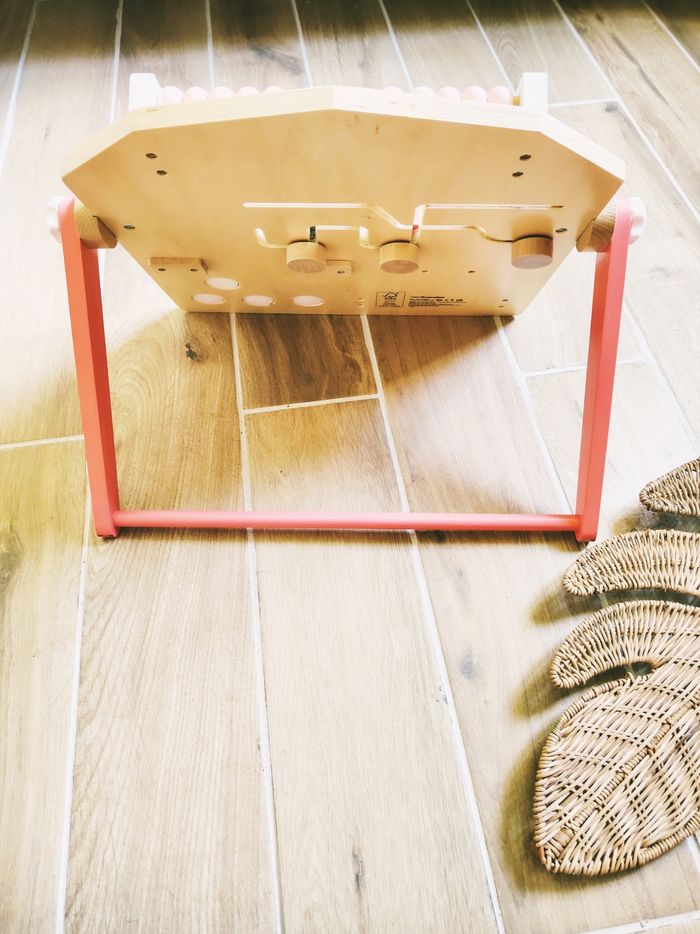 🌞Planche-panneau multi activités busy board en bois marque Vertbaudet - photo numéro 4