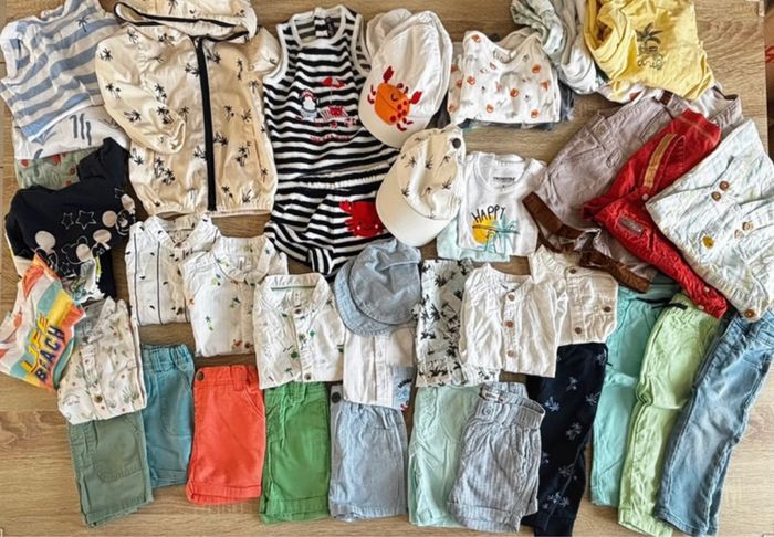 Lot vêtements bébé garçon été 6 mois