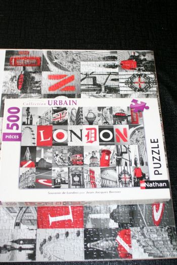 Puzzle 500 pièces Souvenir de Londres par Jean Jacques Bernier NATHAN