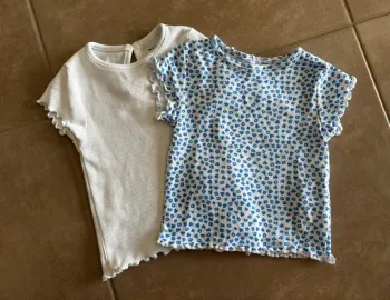 Lot 2 tee-shirts Kiabi - 9 mois