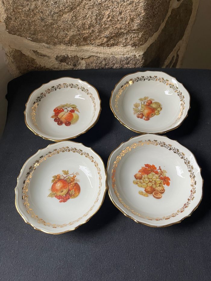 Lot de 4 petites coupelles CNP Porcelain de Luxe Vintage - photo numéro 9