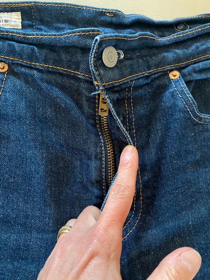 Jeans Levi’s 502 W30 L32 taille 40 bleu foncé - photo numéro 3