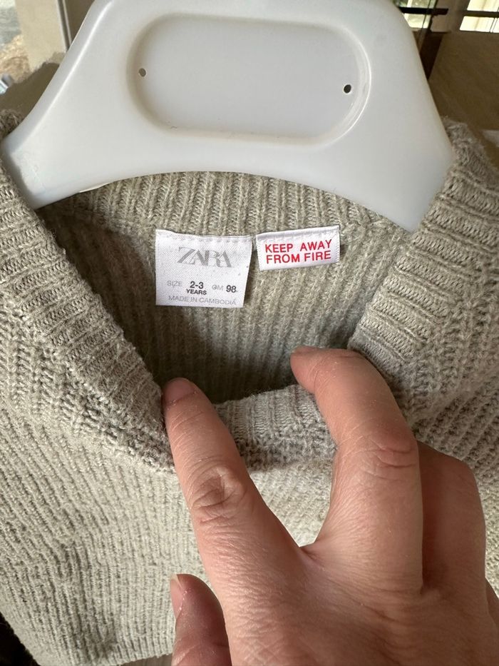 Pull Zara - Taille 2/3ans - photo numéro 3
