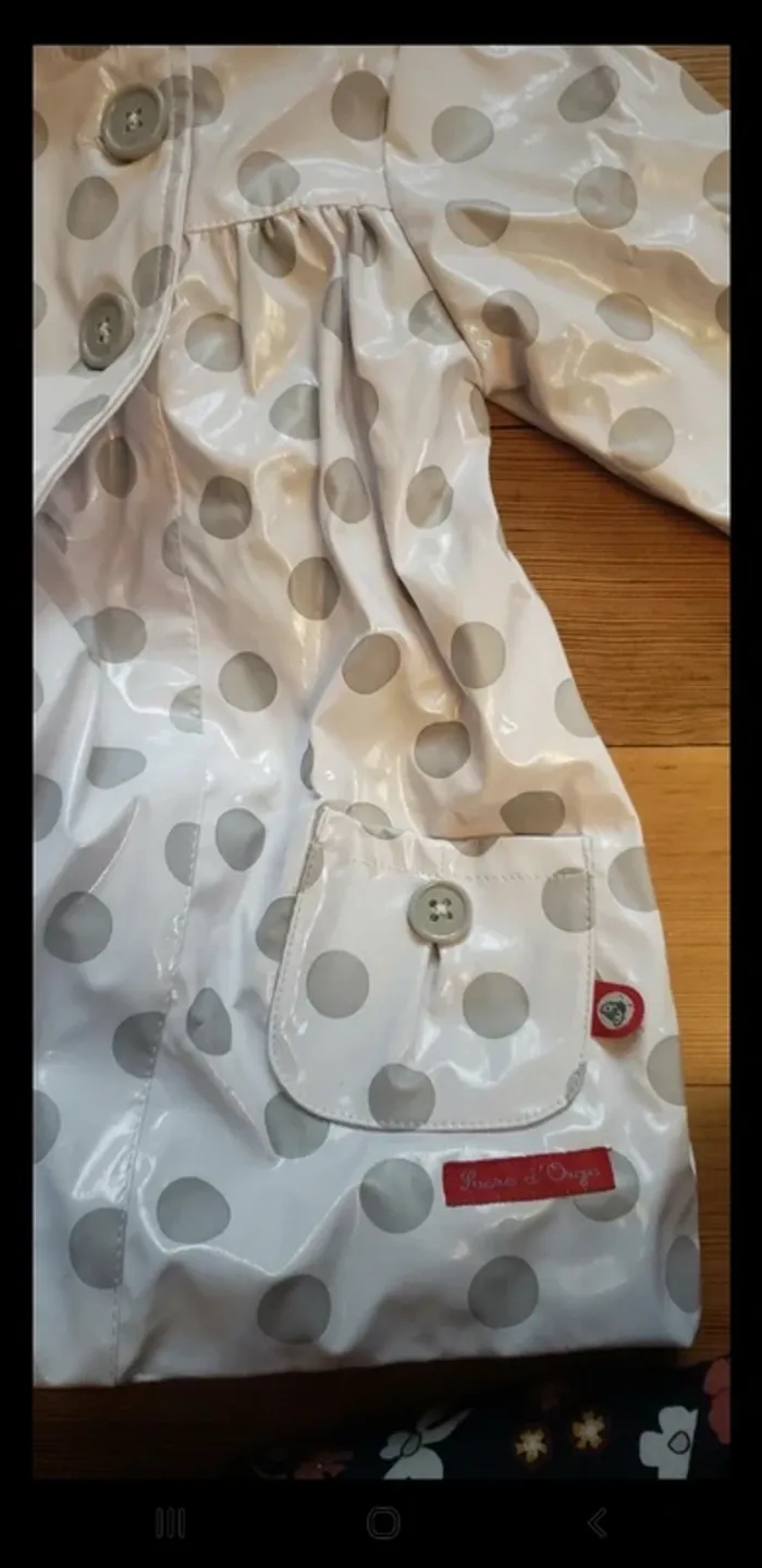Ciré imperméable veste bébé fille 6 mois neuf automne mi saison basic - photo numéro 6