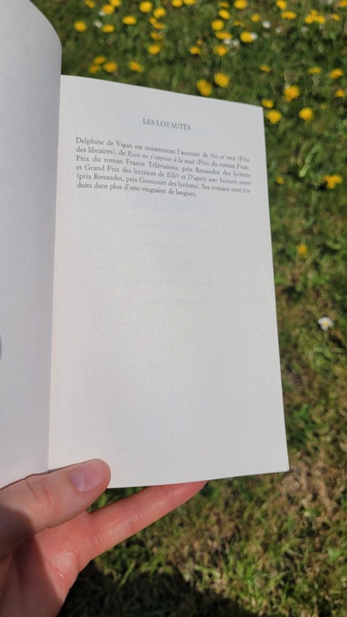 Les Loyautés - Delphine de Vigan (Le Livre de Poche) - photo numéro 4