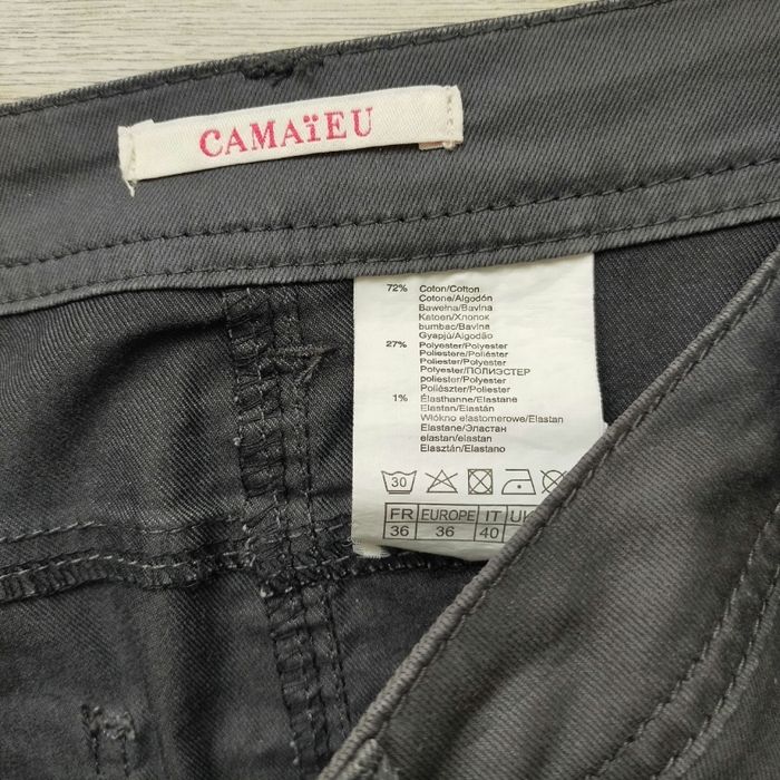 Jupe femme camaïeu taille 36 grise - photo numéro 3