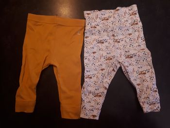 Lot 2 leggings 3 mois