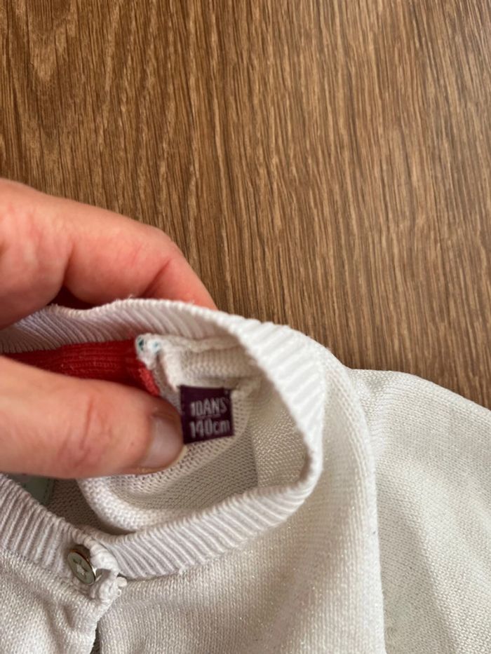 Gilet blanc fille 10 ans Sergent Major - photo numéro 6