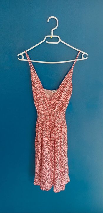 Robe fleuris rouge