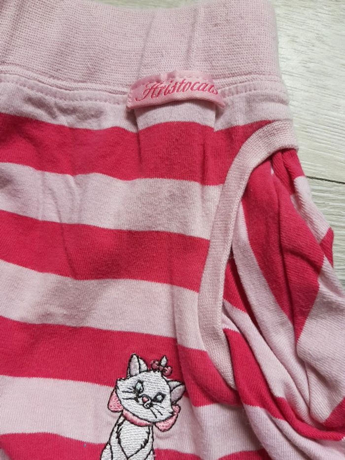 Lot de 2 shorts courts, taille 2 à 3 ans, rose et noir - photo numéro 4