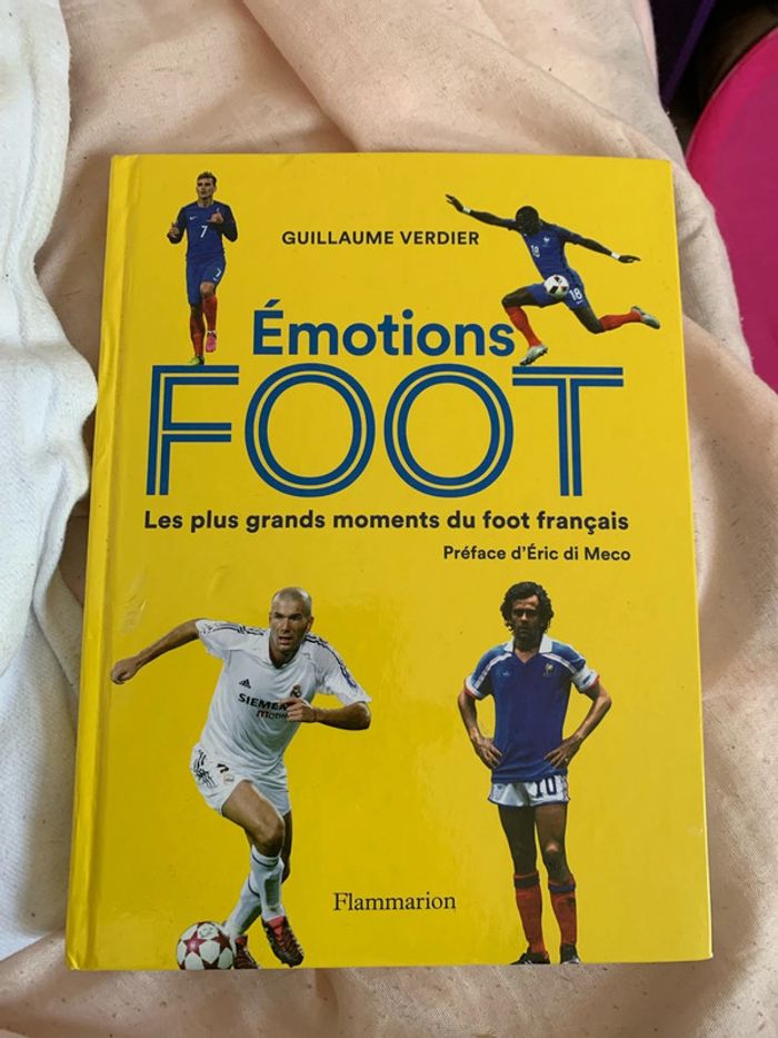 Livre émotions foot