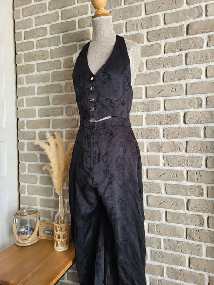 Magnifique combinaison dos nu noire Zara - Neuve avec étiquette - photo numéro 11