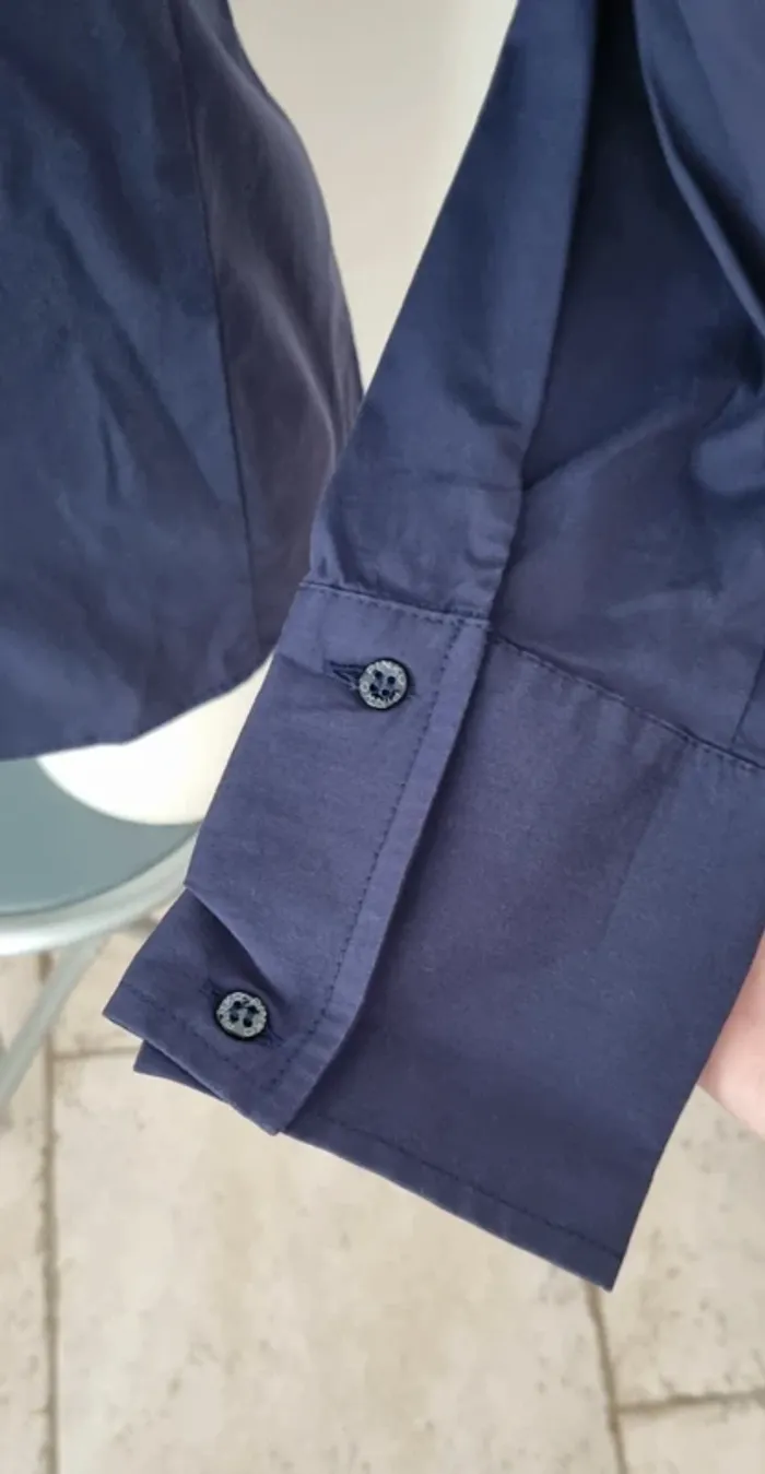 Chemise pinko bleu marine 38 - photo numéro 7