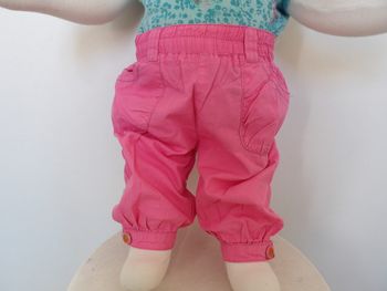 Pantalon rose coton - 12 mois