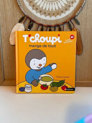 Livre tchoupi mange de tout 