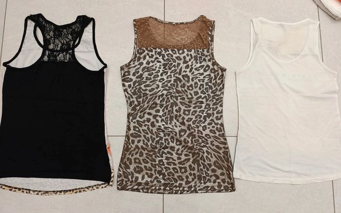 Lot tee shirt femme t.S - photo numéro 2