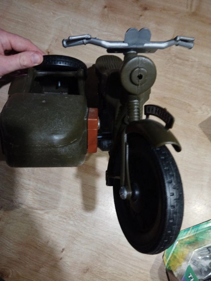 Moto action joe/gi joe side car militaire - photo numéro 6