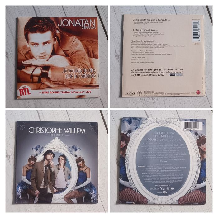 🎵 Lot de 15 CD 2 titres 🎵 - photo numéro 4