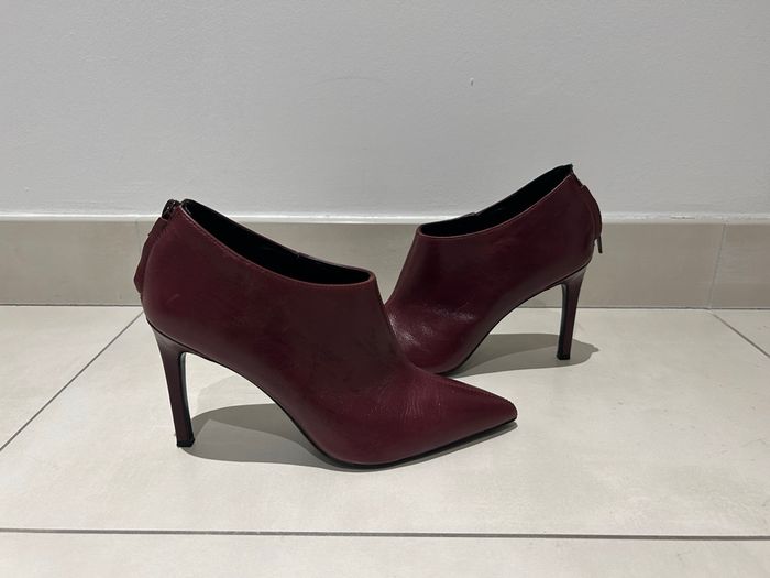 Bottines Mango Bordeaux - photo numéro 4