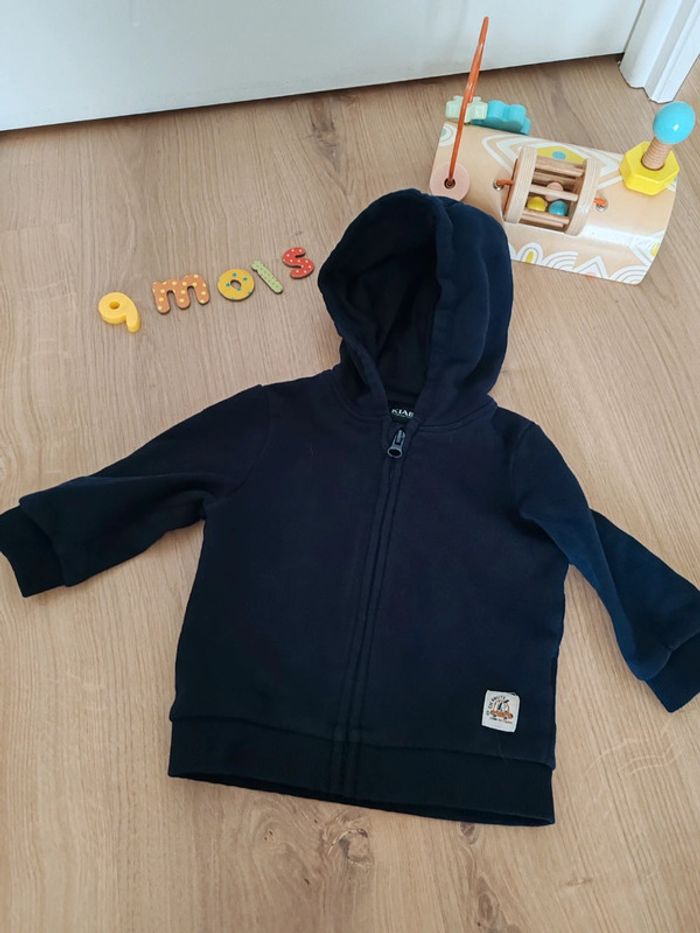 Gilet zip 9 mois - photo numéro 2