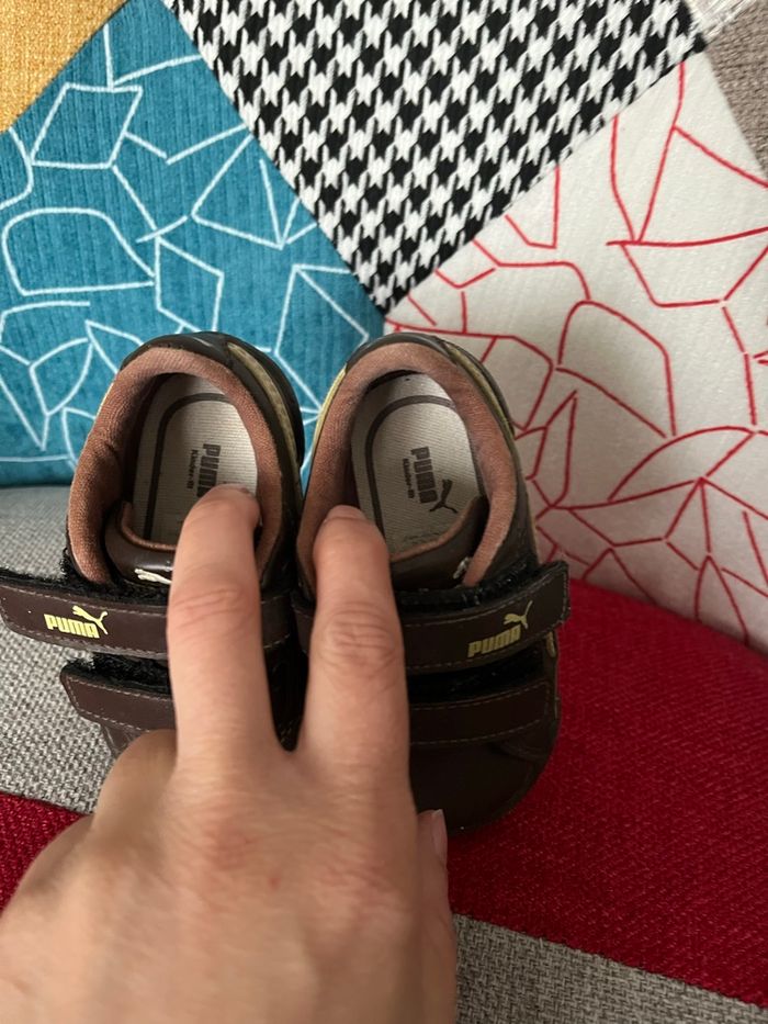 Baskets marron bébé garçon, taille 19/ puma - photo numéro 5