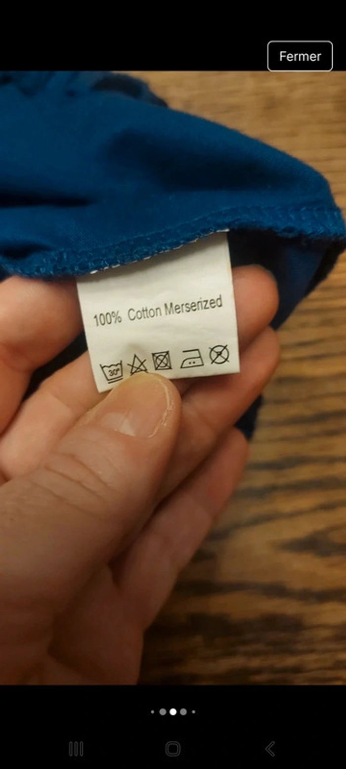 Blouse D'Auvry fr be M coul bleu trés bon état - photo numéro 6
