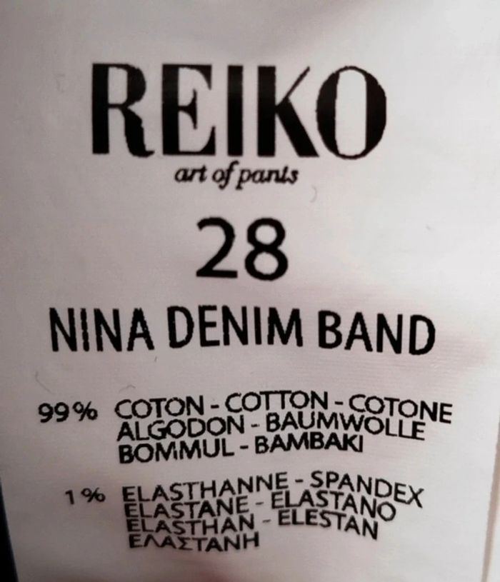 Jean gris et noir Reiko taille 38 - photo numéro 8
