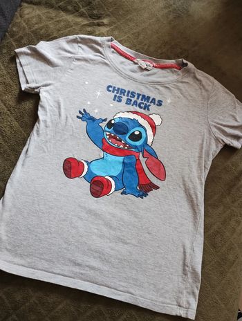 T shirt Stitch noël xxs