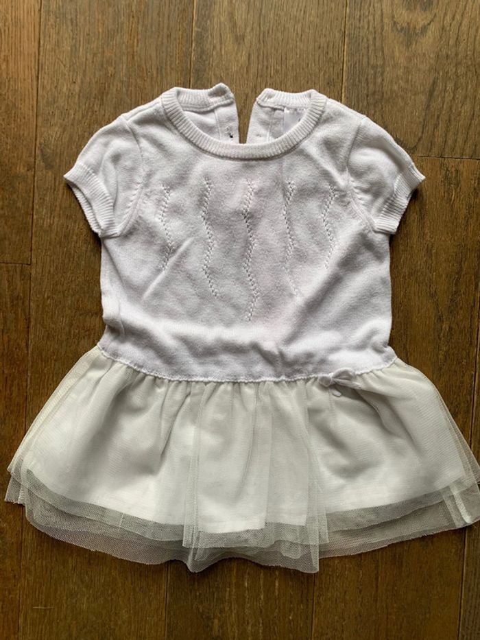 Robe pull Tulle tex 6 mois tbe