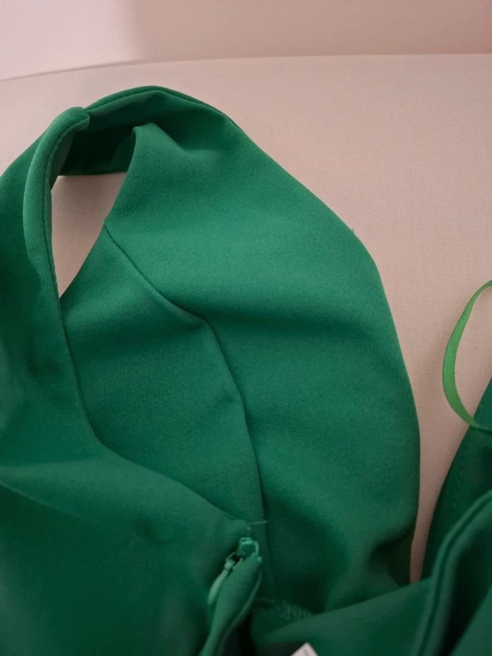Robe verte chic asymétrique WalG taille XXS/XS 32/34 - photo numéro 8