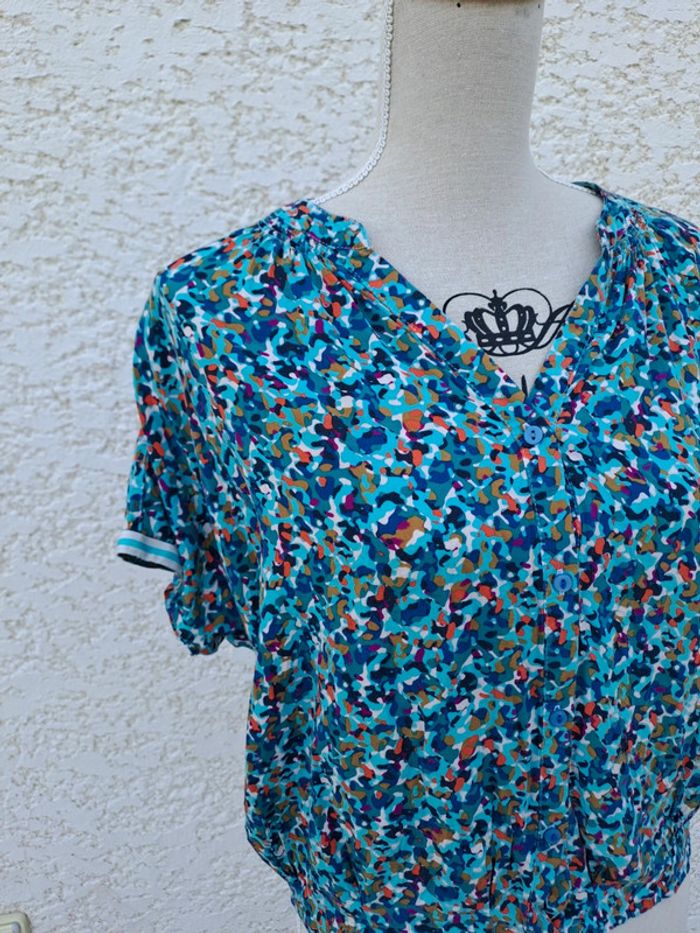 Blouse chemise Miss Captain Tortue ample t. 38 - photo numéro 3