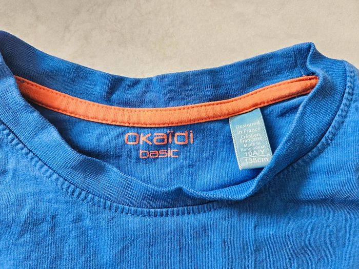 T-shirt ml garçon okaidi 10 ans FEM1 - photo numéro 4