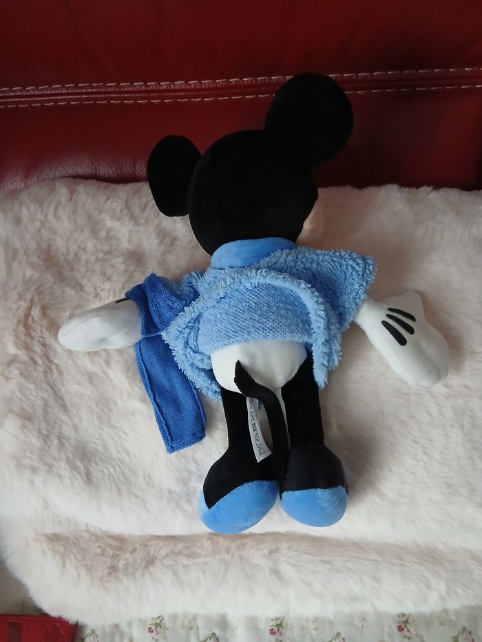 Doudou-Peluche Mickey en peignoir *25 cm - photo numéro 8