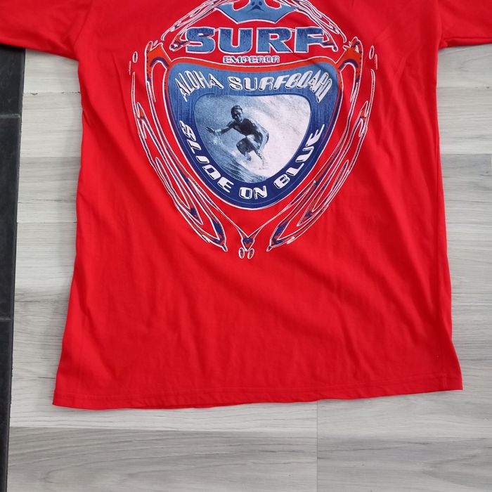 T-shirt rouge imprimé vintage taille XL - photo numéro 4