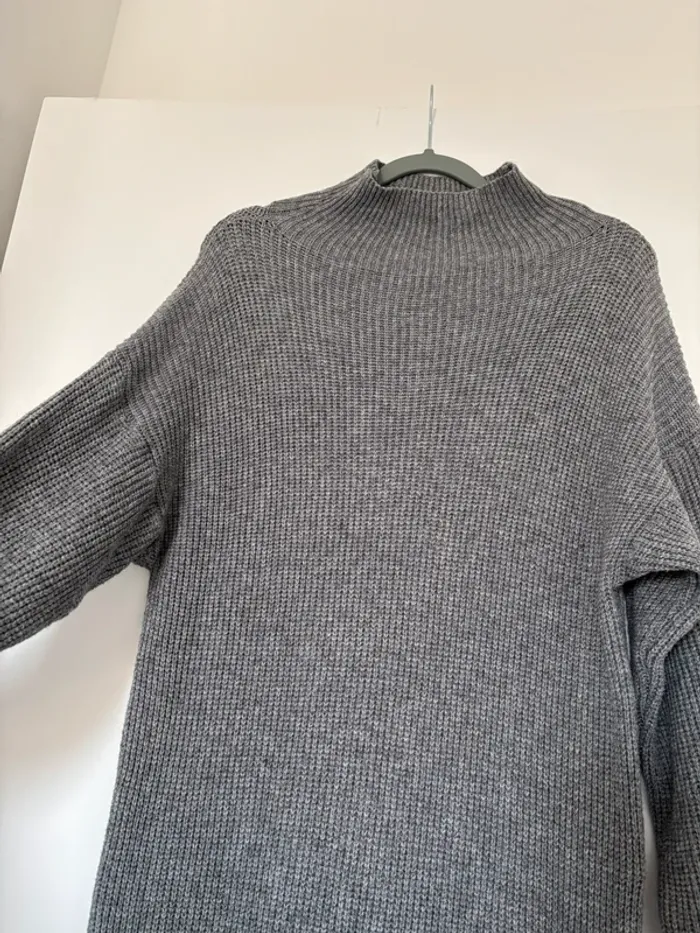 Robe pull femme grise TU - photo numéro 3