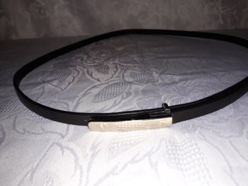 Faby27800 Ceinture femme fine couleur : noir