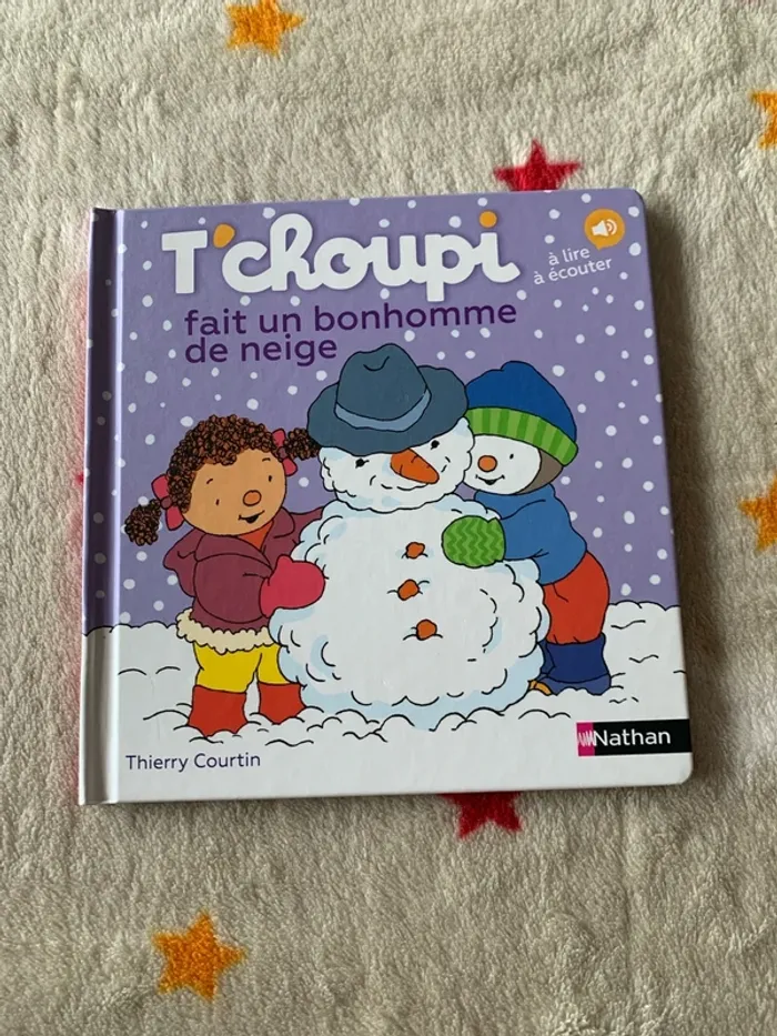 T’choupi fait un bonhomme de neige à lire à écouter Très bon état