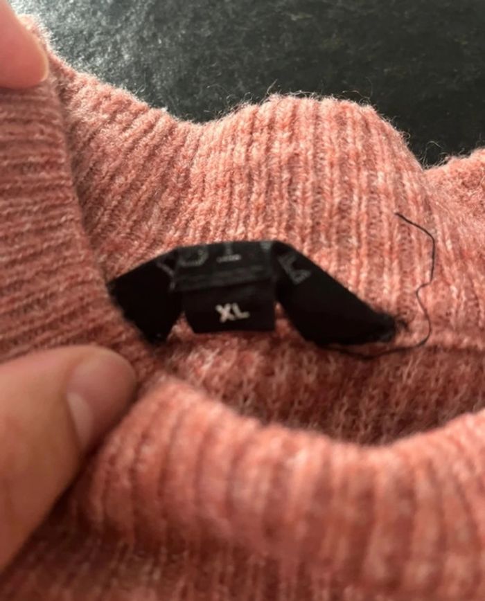 Pull avec laine rose Ms mode - photo numéro 4