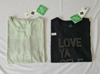 Lot de 2 hauts neufs Tex 11/12 ans