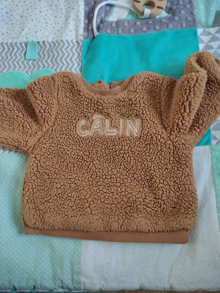 Pull câlin moumoutte Camel