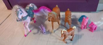 Lot jouet cheval